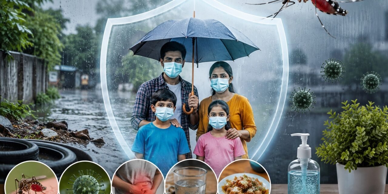 मानसून में होने वाली बीमारियां: कारण, लक्षण, बचाव और उपचार | हॉस्पिटल गाइड